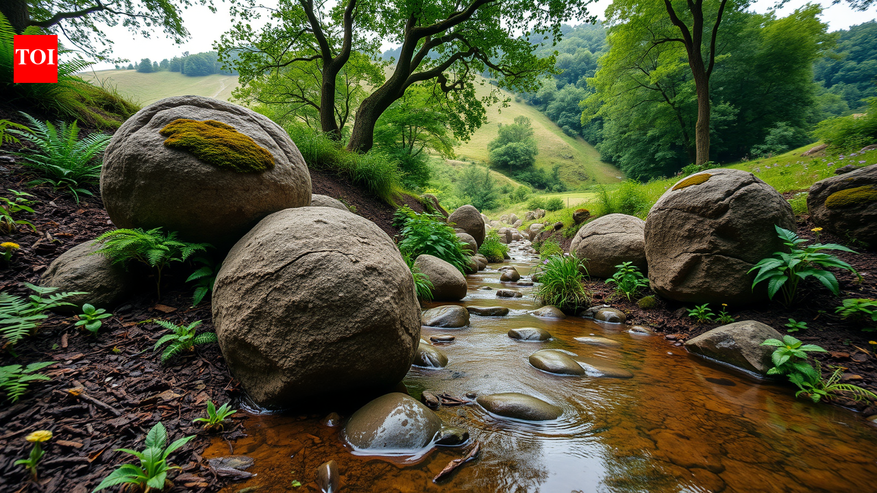 Ohio residents keep finding mysterious round rocks in their backyards; they're actually 360-million-year-old fossils in disguise