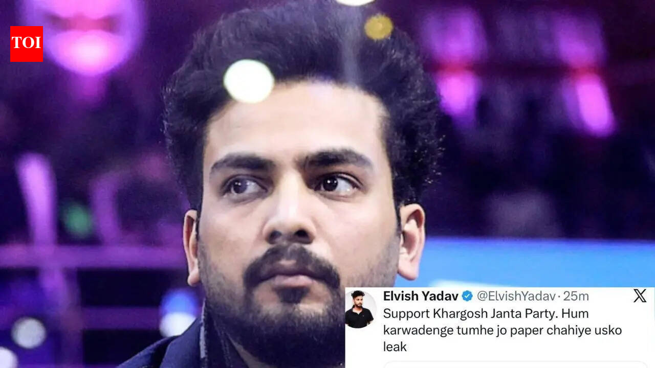 'Hum karwa denge paper leak': Elvish Yadav jokes about NEET leak, deletes tweet after backlash