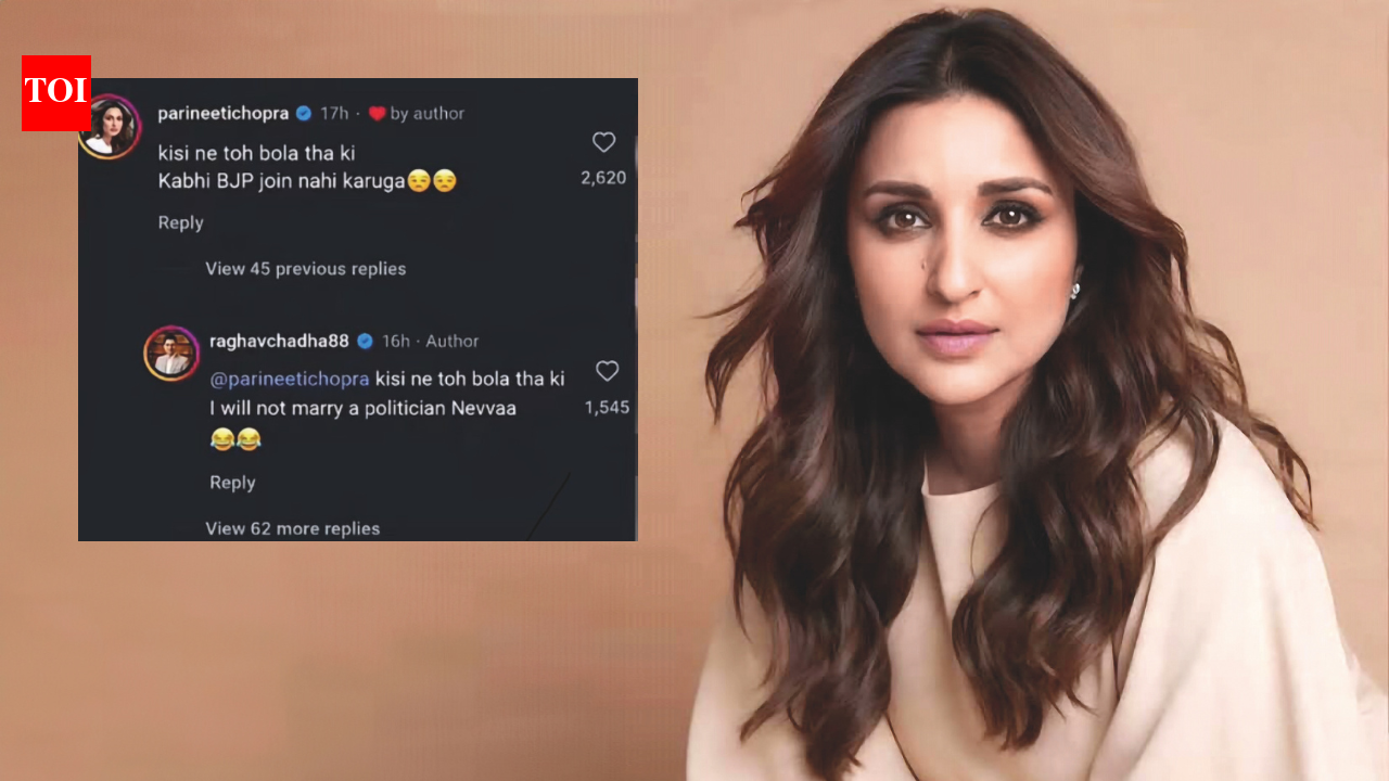 Parineeti Chopra on her alleged banter with Raghav Chadha on social media: That’s AI