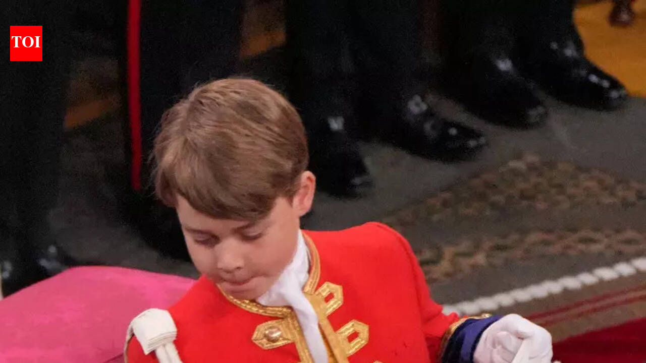 When Prince George served at the coronation, a quiet detail showed how seriously he took the role