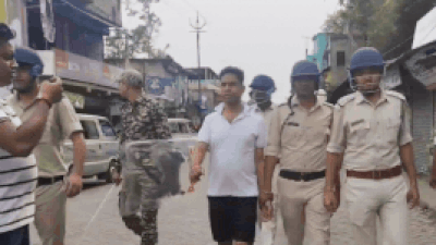 ‘Pushpa of Falta’, TMC leader Jahangir Khan paraded in shorts after arrest
