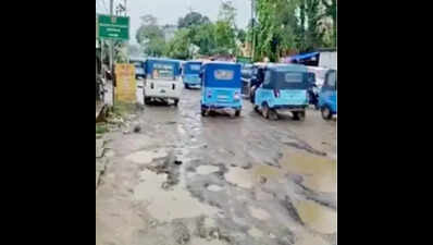 Monsoon exposes Silchar’s crumbling road infrastructure