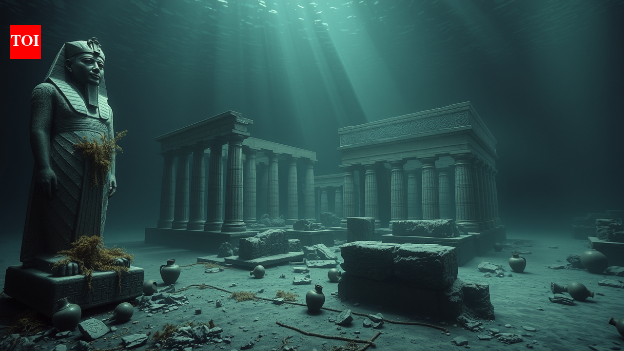 Egypt's lost underwater city reveals gold jewellery, silver treasures, and a forgotten temple after 2,000 years