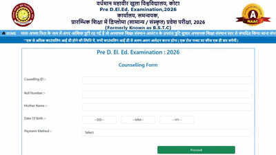 Rajasthan BSTC counselling registration begins for D.El.Ed admissions; first allotment list due June 20