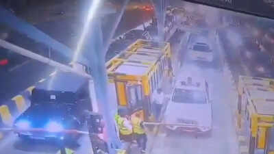 Greater Noida toll plaza chaos: Miscreants break barrier, threaten employees; videos go viral