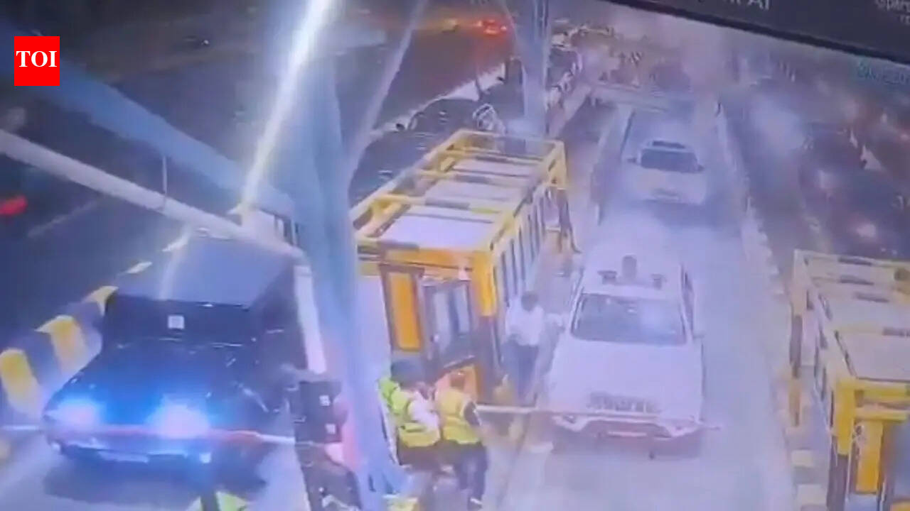 Greater Noida toll plaza chaos: Miscreants break barrier, threaten employees; videos go viral
