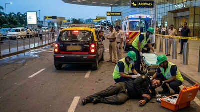 Bouncer critical after cab drags him at Mumbai airport; driver booked