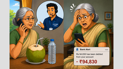 Call seeking refund for missing coconut water bottle costs woman in Bengaluru Rs 95k