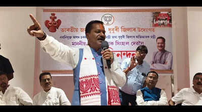 Dhubri guardian min visits village beyond border fence, vows infra development
