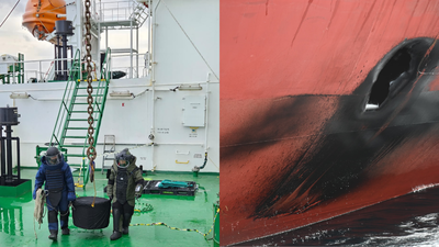 Daring op on high seas: Navy recovers unexploded missile warhead from oil tanker bound for Kochi from UAE