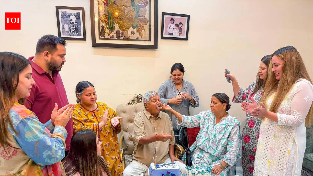 Lalu celebrates 79th birthday at home amid family and political challenges