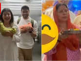 Sambhavna Seth Brings Twins Home: gets a grand welcome