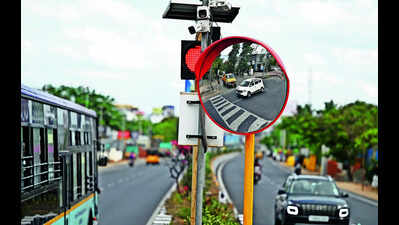 Convex mirrors to open up ECR view