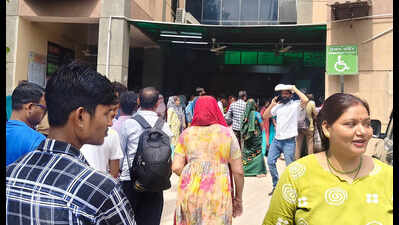 Salary delay triggers strike by health workers at Gurgaon Civil Hospital