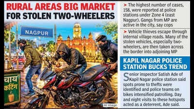 5 vehicles stolen in city daily in Jan-May; Kapil Nagar police station ensures zero thefts