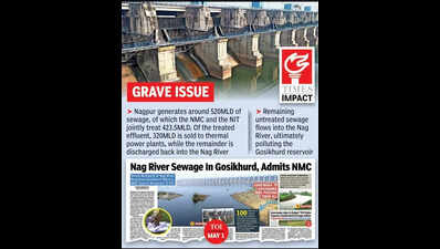 Nag River Sewage Polluting Gosikhurd, HC seeks info from NMC