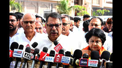BJP’s Poonia & Alka Gurjar, Cong’s Dangi elected unopposed to RS