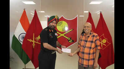 World tour dream broken after wife’s death, retd banker donates Rs25L to Army