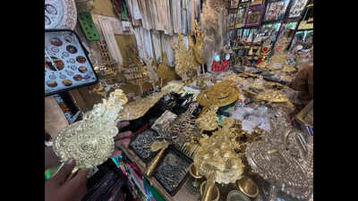 Artisans from Bahraich readying 22-foot Shahi Zari for first Muharram procession on June 16