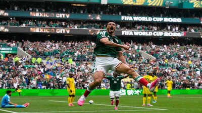 More red cards than goals! Mexico's 2-0 win over South Africa becomes first World Cup opener with three dismissals