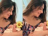 Divyanka Tripathi says &lsquo;thanks for choosing me&rsquo; as she shares photos with twins