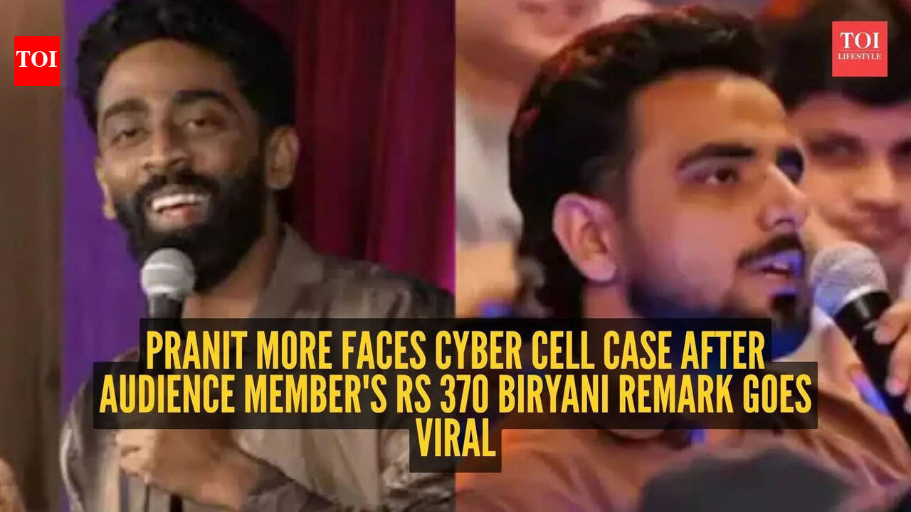 Cyber Cell files case against comic Pranit More over viral Rs 370 biryani remark
