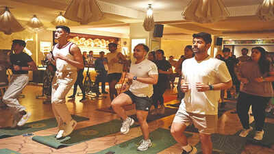 Socialise & party, all while working out