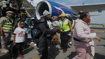 First group of Nigerians returns home after anti-immigration protests in South Africa