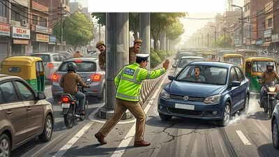 Traffic cop hit during vehicle check: Delhi's 'peek-a-boo policing' tactic comes under scrutiny