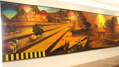  Art arrives at Noida International Airport