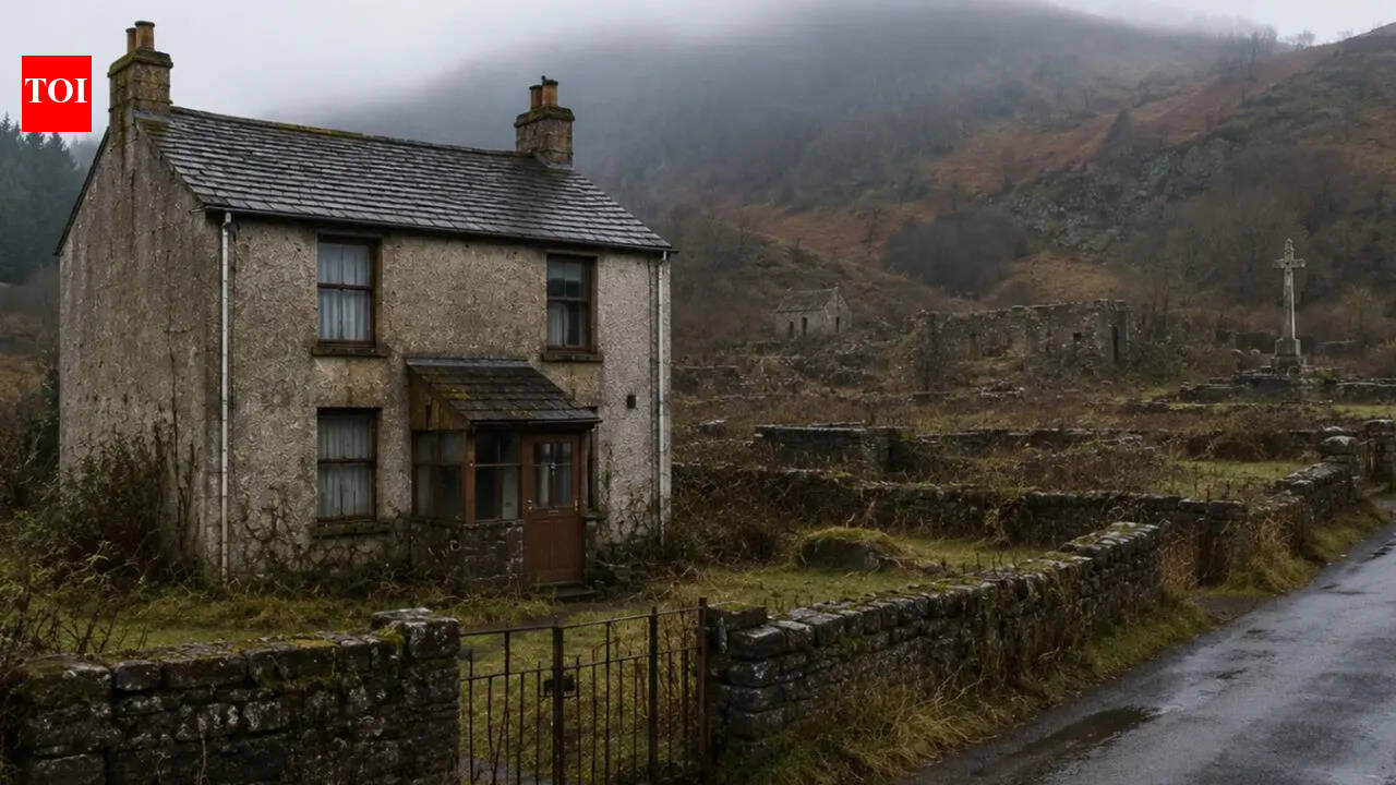 Inside UK's 'ghost village': Last remaining house in listed for sale 40 years after mass exodus