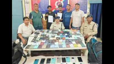 174 stolen phones worth Rs 59 lakh seized from train in Sahibganj, 2 held