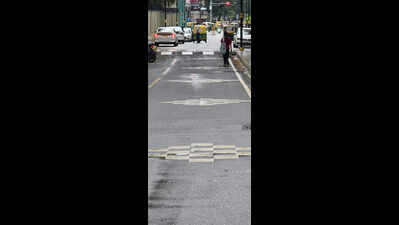 Wider footpaths, better drains. Bengaluru’s Magrath Road unveils its new look