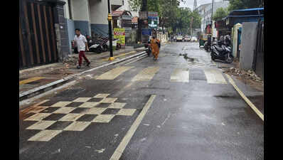 Wider footpaths, better drains. Bengaluru’s Magrath Road unveils its new look