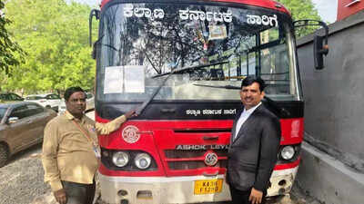  2 KKRTC buses seized over compensation delay