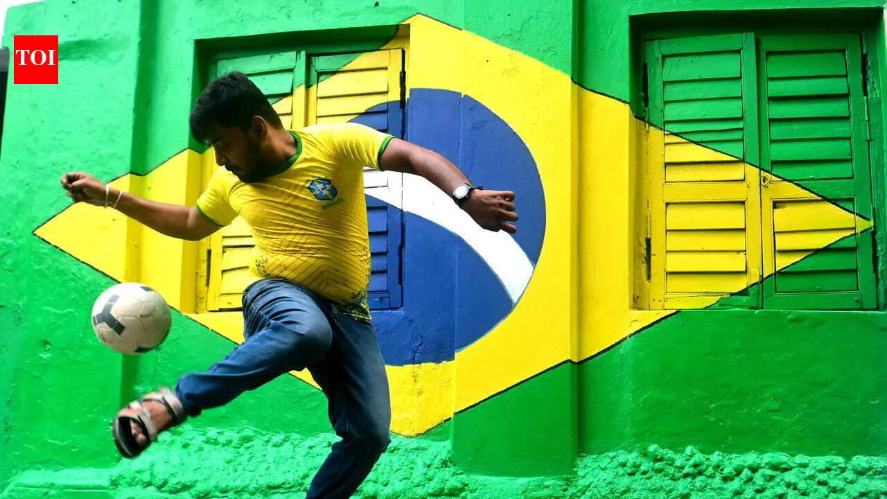 Brazil at heart & football in soul, Kolkata’s World Cup para dresses up for soccer magic