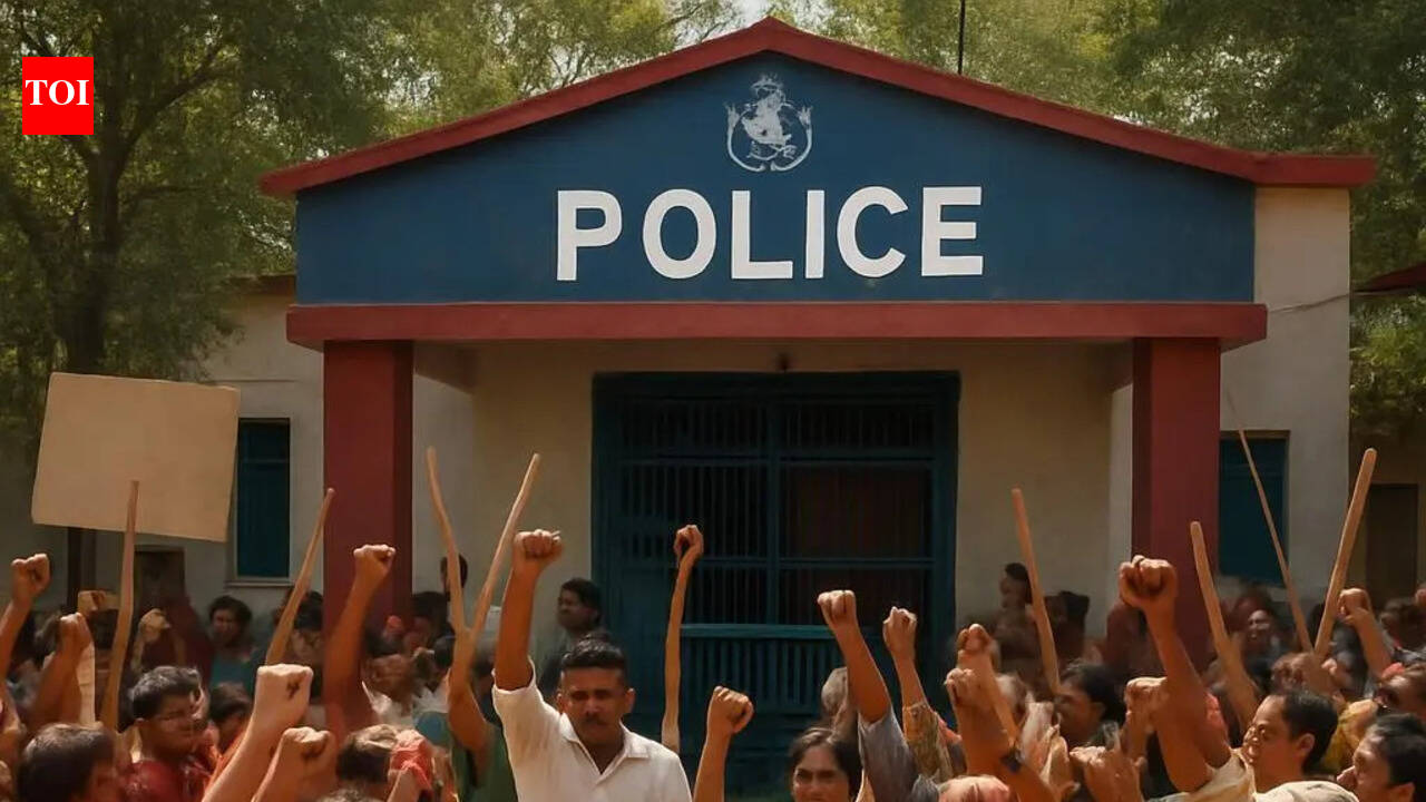 Alleging fake encounter, 150 villagers gherao police post