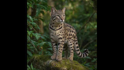 Wild cat mistaken for leopard sparks panic in Aluva Thuruth