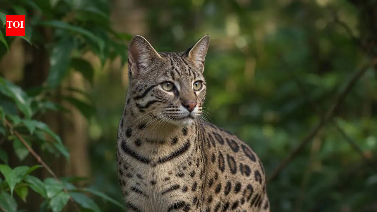 Wild cat mistaken for leopard sparks panic in Aluva Thuruth