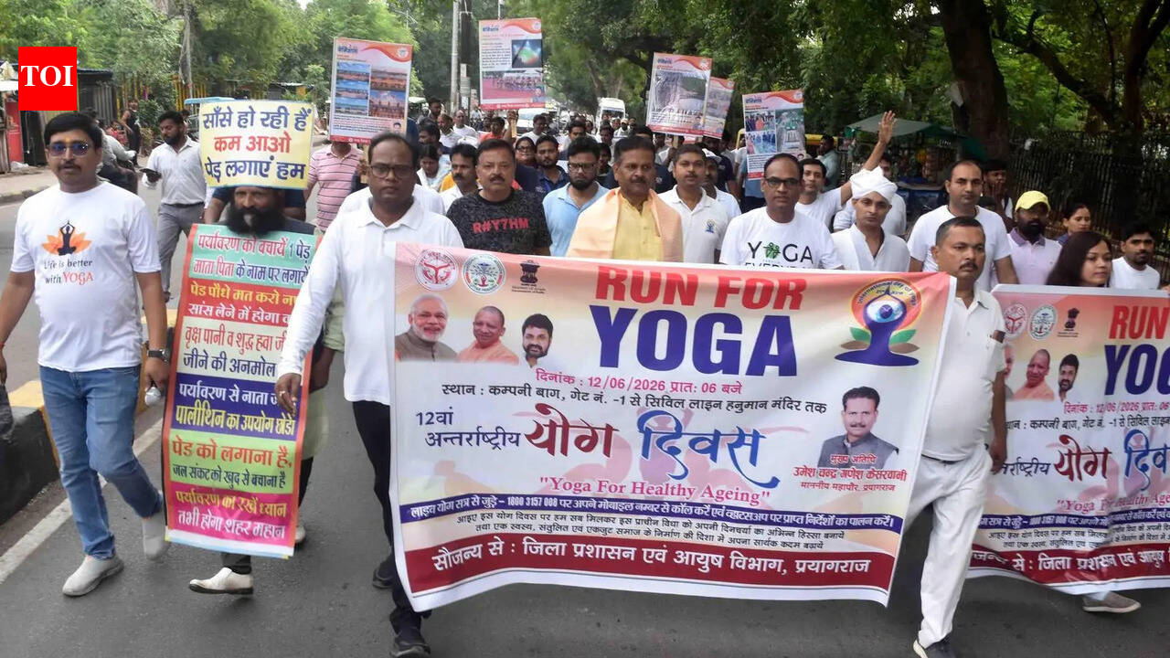 Run for yoga event held in city