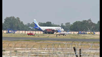 Bomb threat note found in IndiGo flight loo at Lucknow airport; passengers deboarded