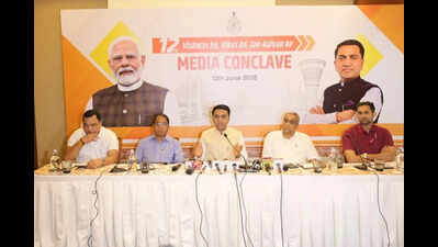 Double engine govt for 12 years brought development in Goa: CM