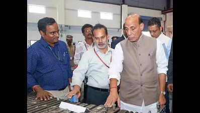 Defence minister Rajnath Singh inaugurates advanced weapon system complex at DRDL in Hyderabad