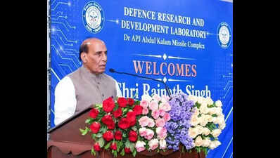 Defence minister Rajnath Singh inaugurates advanced weapon system complex at DRDL in Hyderabad