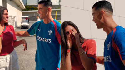  Cristiano Ronaldo comforts tearful influencer, beautiful comment steals attention from viral video