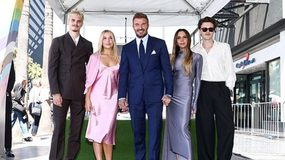 David Beckham receives Hollywood honor while Victoria Beckham steals hearts with loving moment