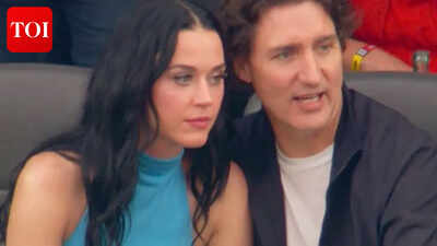 Katy Perry KISSES Justin Trudeau after headlining World Cup opening ceremony; couple hold hands during United States vs Paraguay match - WATCH
