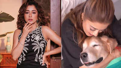 Tina Datta mourns the demise of her pet dog Bruno; says, ‘He was my first child and he always will be’