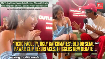 Amid Pranit More row, old video of Dr Sejal Pawar calling KEM faculty ‘toxic’ , batchmates 'ugly' sparks fresh outrage