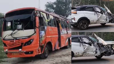Bus overturns while avoiding car collision in Bihar’s Katihar; 25 injured